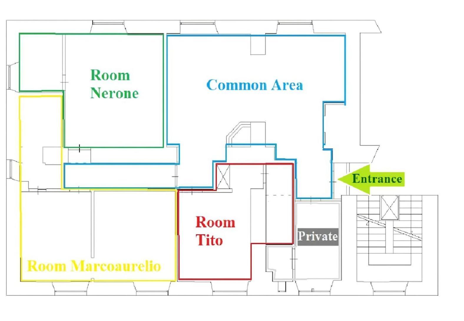 רומא Imperial Guesthouse מראה חיצוני תמונה